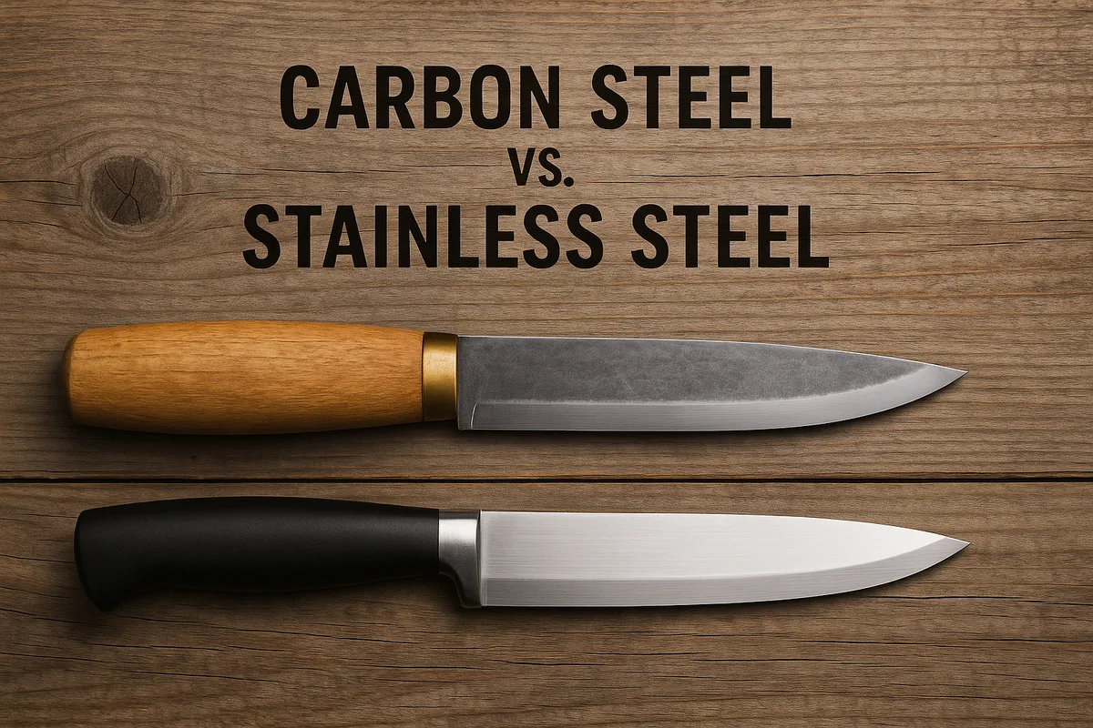 Are carbon steel knives better than stainless steel?