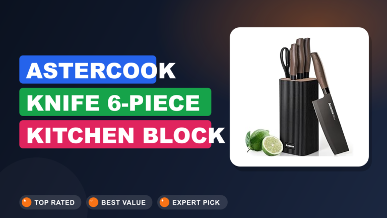 Astercook Knife 6-Piece Kitchen Block High Review