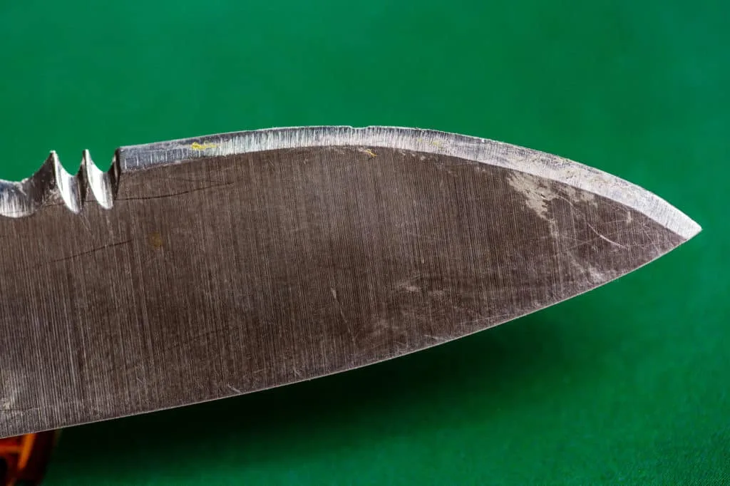 Can a knife sharpener fix a damaged knife edge?