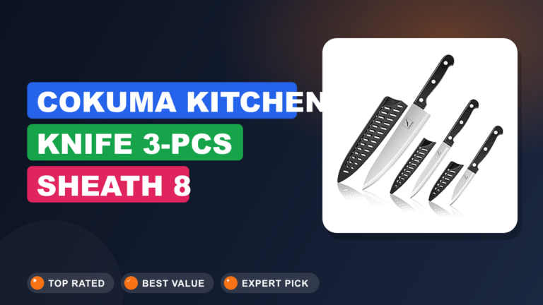 COKUMA Kitchen Knife 3-Pcs Sheath 8 Review