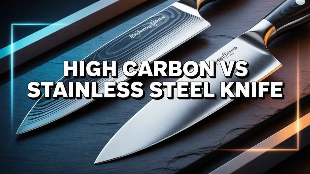 High-carbon steel knives vs stainless steel knives