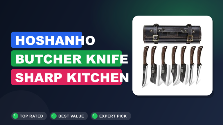 HOSHANHO Butcher Knife Sharp Kitchen & Review