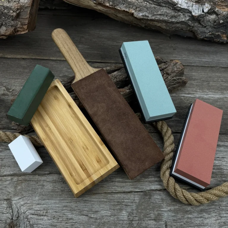 How do I clean a knife sharpener?