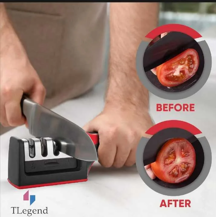 How to sharpen a knife with a knife sharpener?