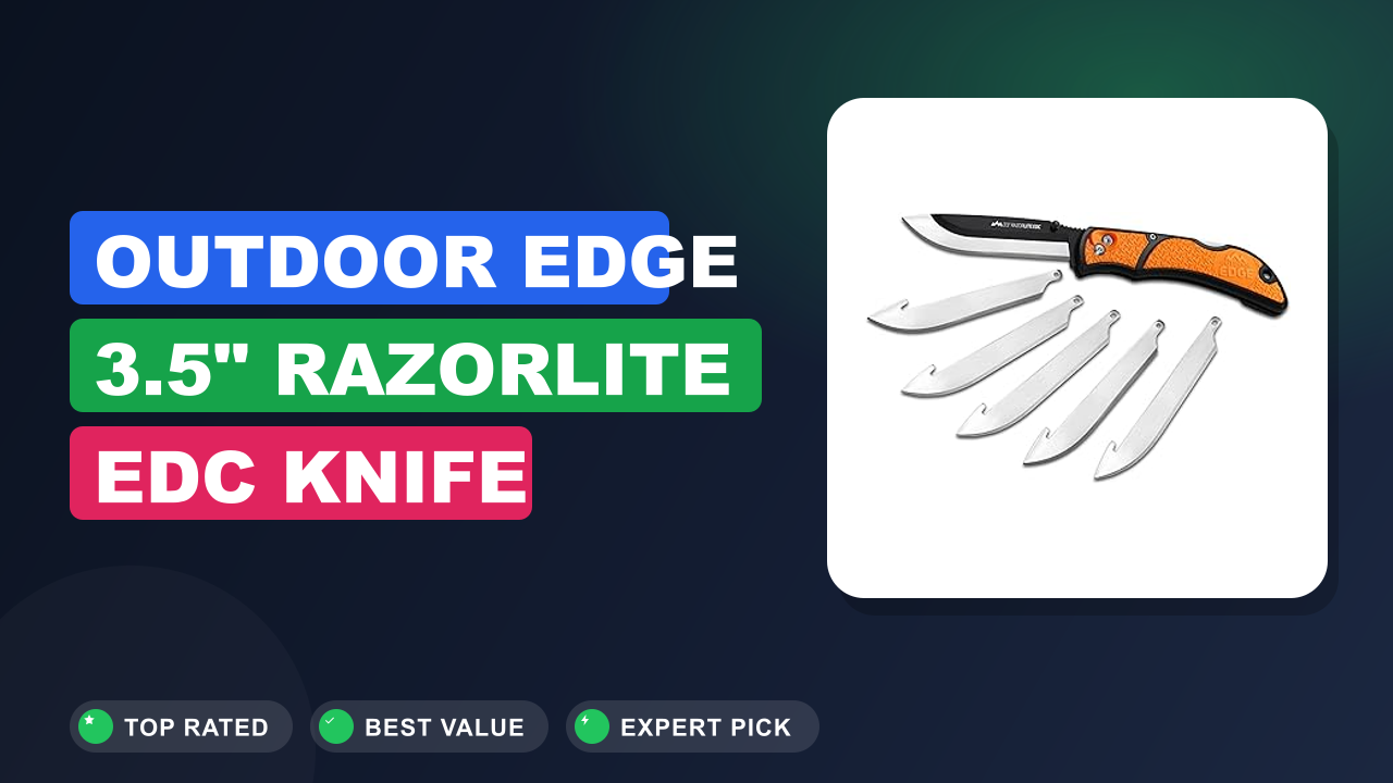 OUTDOOR EDGE 3.5" RazorLite EDC Knife Review