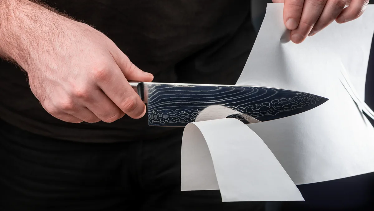 Paper slice test