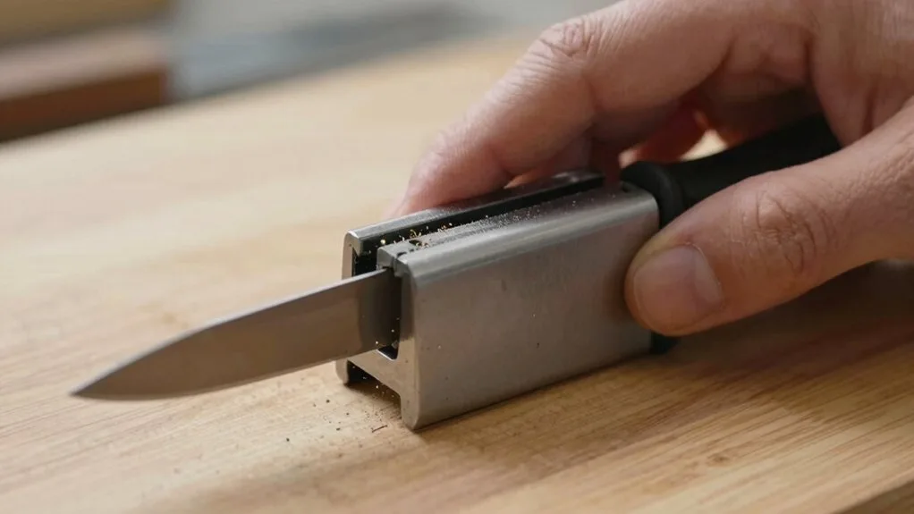 Pull-Through Sharpener Maintenance
