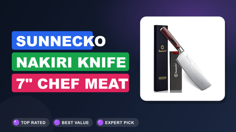 Sunnecko Nakiri Knife 7" Chef Meat Review