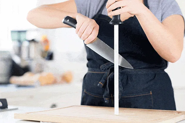 What is a honing rod used for?