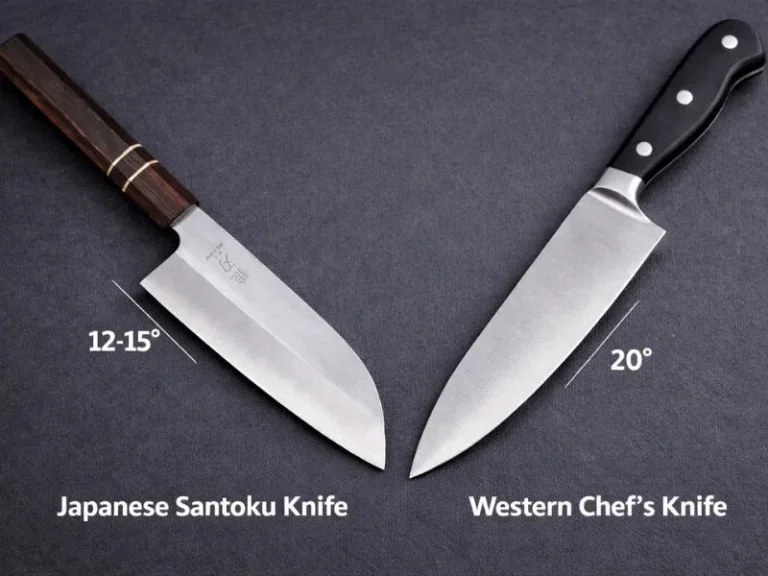 What is the difference between a chef knife and a santoku knife?