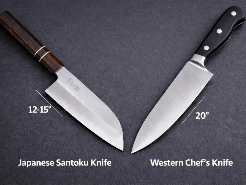 What is the difference between a chef knife and a santoku knife?