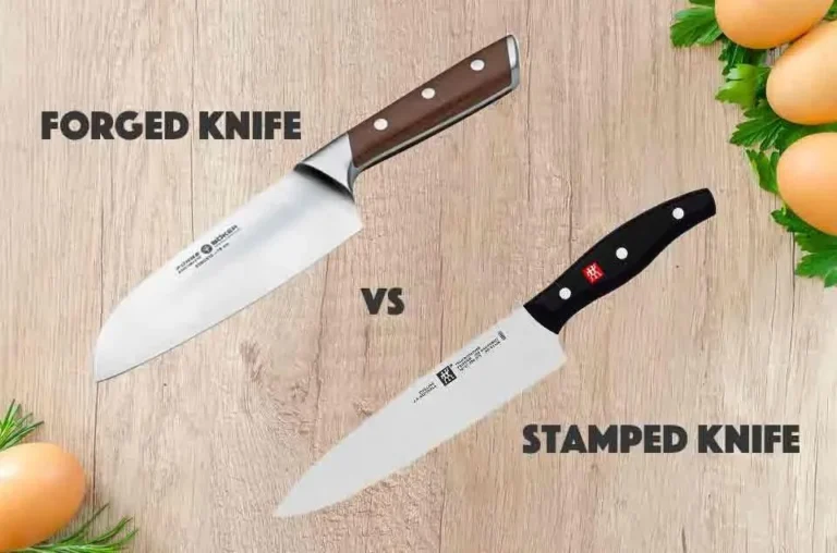 What is the difference between a forged and stamped knife?